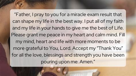 thanking god for good exam results|Prayers Of Thanking God for Good Medical Results.